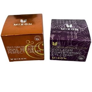 Mizon KBeauty Korean Skincare Snail Mucin Cream & Collagen Firming Eye Cream NEW